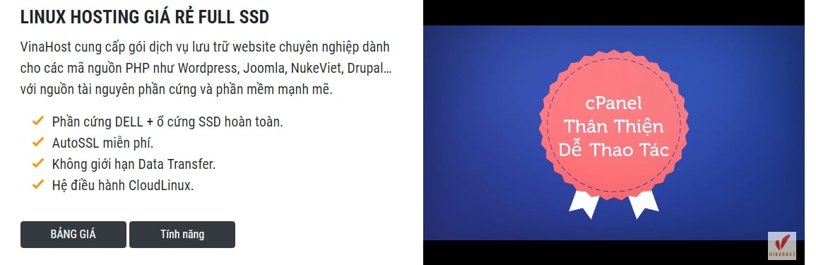 Vinahost - Hosting tốt nhất Việt Nam Vinahost - Hosting tốt nhất Việt Nam