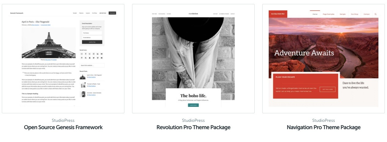 Theme Genesis Framework Theme Genesis Framework