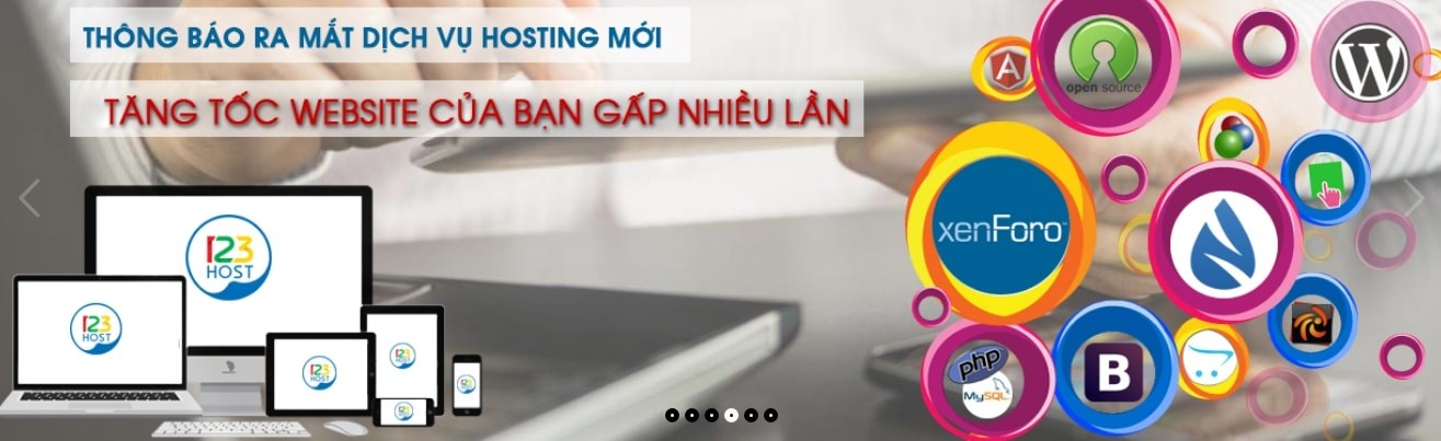 Hosting 123host chất lượng ổn định