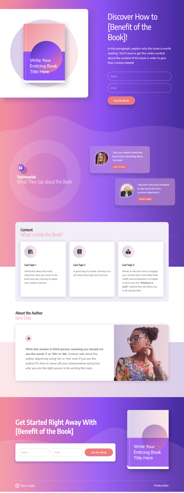 Landing page là gì