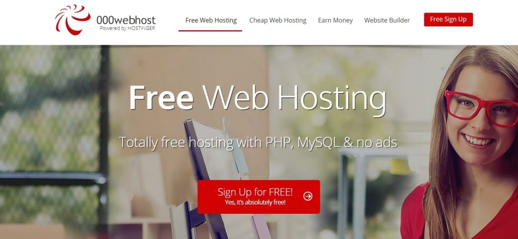 Hosting miễn phí 000webhost
